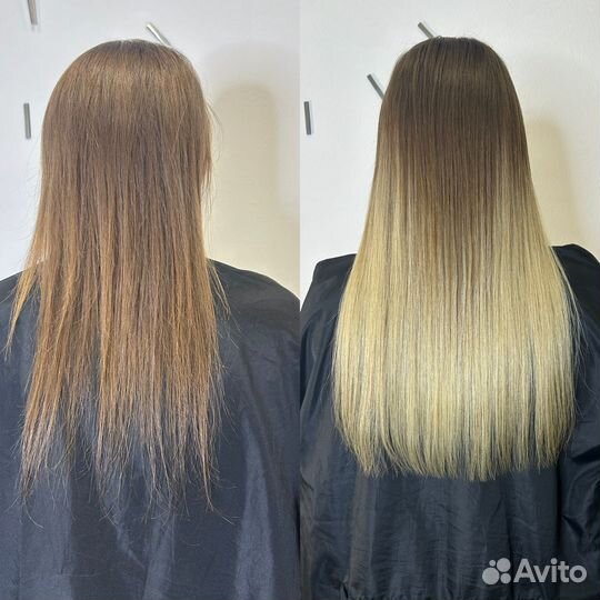 Наращивание волос, кератин, ботокс