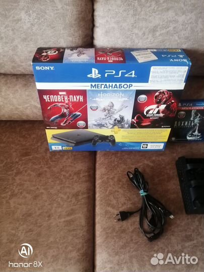 Sony playstation 4 slim 1tb с играми