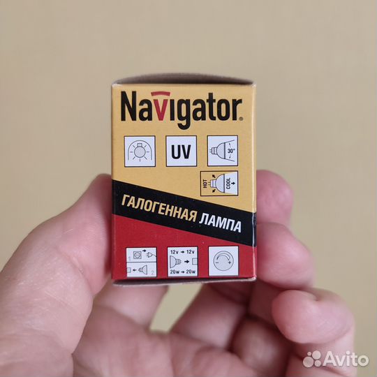 Галогенная лампа Navigator MR11 20Вт GU4 12В