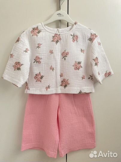 Костюм из муслина новый