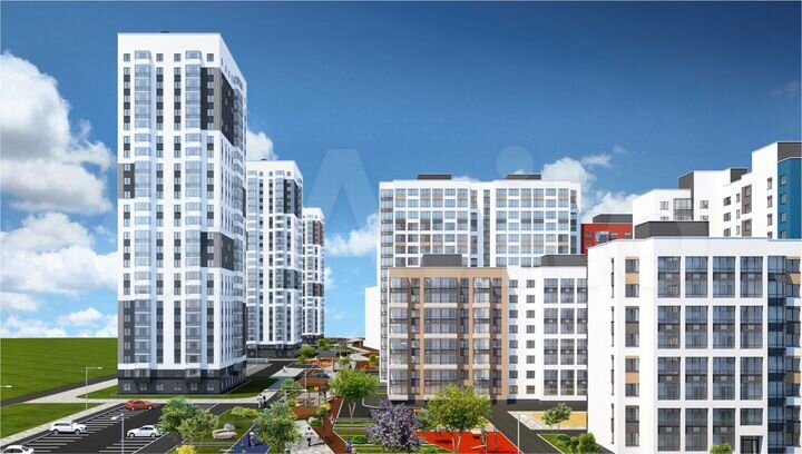 2-к. квартира, 50,4 м², 12/13 эт.