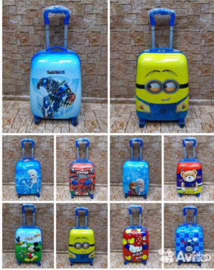 Детский чемодан на колесиках