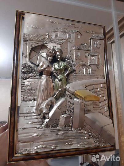 Картины из серебра 925 пробы Италия Creacione Arti