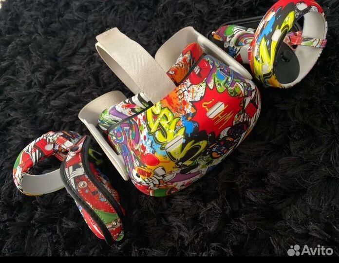 Чехлы на контроллеры и шлем Oculus quest 2