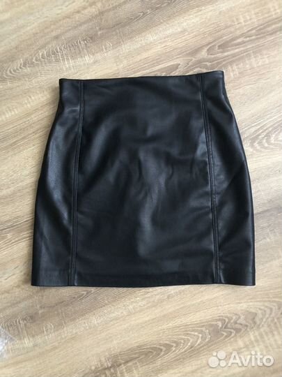 Кожаная юбка HM
