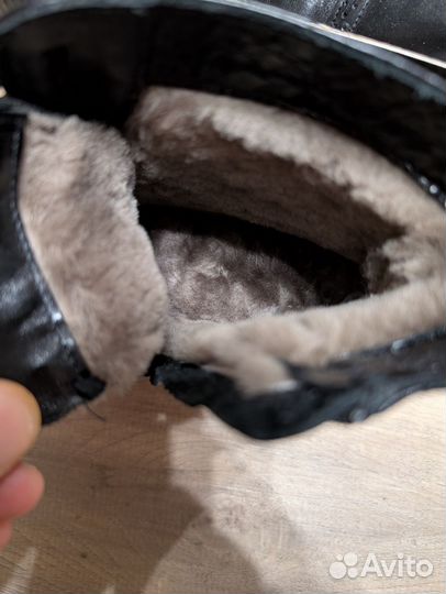 Ботинки мужские зимние броги.Натуральныймех.41