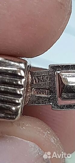 Серебряные запонки СССР