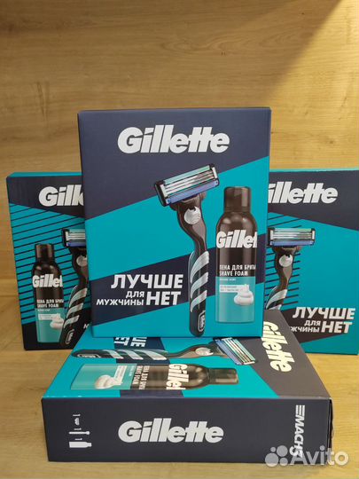 Набор Gillette (станок +пена)