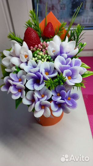 Сувенирные букетики. Из мыло