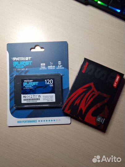 Новые SSD 120gb/240gb/480gb