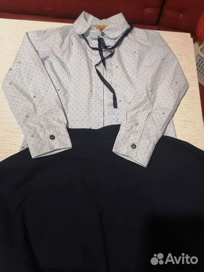 Рубашка школьная для девочки