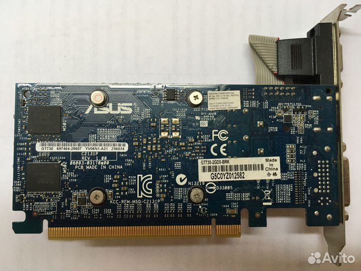 Видеокарта Asus GT 730 2Gb