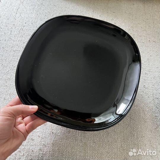 Тарелки IKEA икеа черные баккинг 26 диагональ