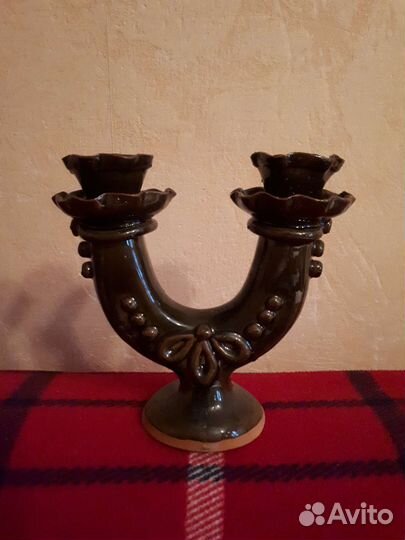 Подсвечник керамика