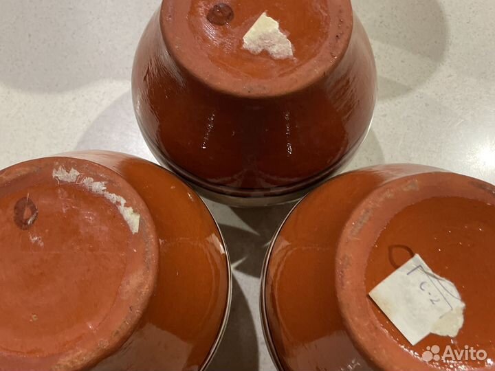 Горшок керамический и крынка времен СССР