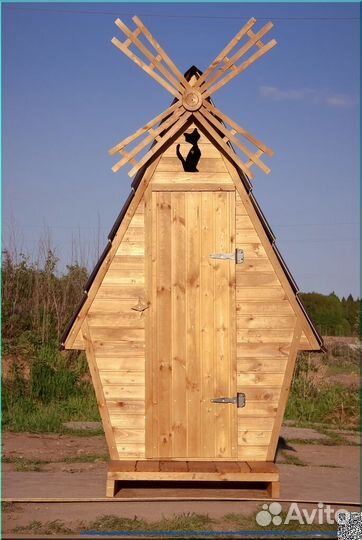 Дачный туалет деревянный JWL460