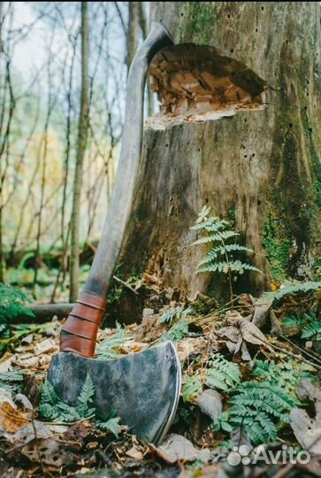 Кованый топор Колун валочный