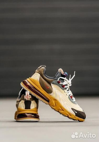 Кроссовки Nike air max 270 react travis scott