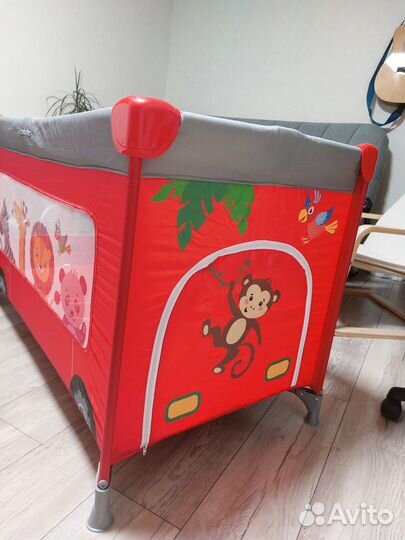 Кровать-манеж babyton