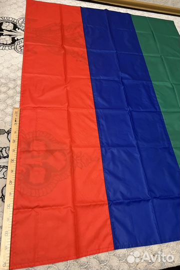 Флаг России и Дагестан