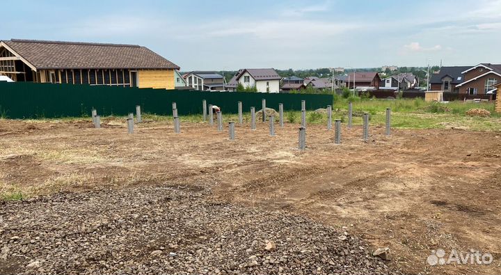 Железобетонные сваи установка под ключ монтаж