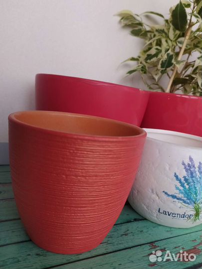 Горшок керамический кашпо для цветов