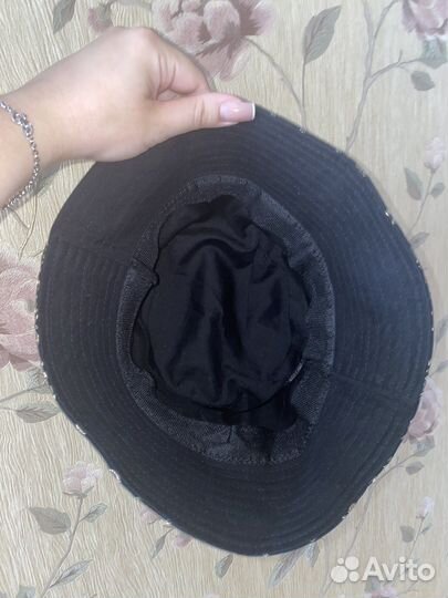 Панама гуччи с вышивкой новая