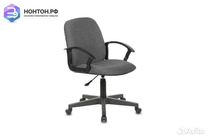 Компьютерное кресло Бюрократ CH-808-LOW серое