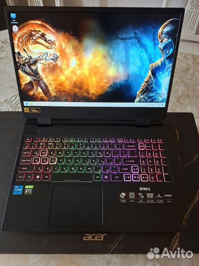 Acer Nitro 5 i5 12Gen/RTX 3060/SSD1trb/16gb