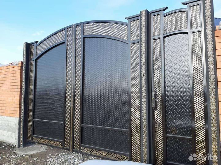 Ворота кованые