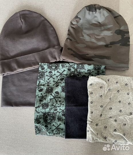 Шапка и снуд детский