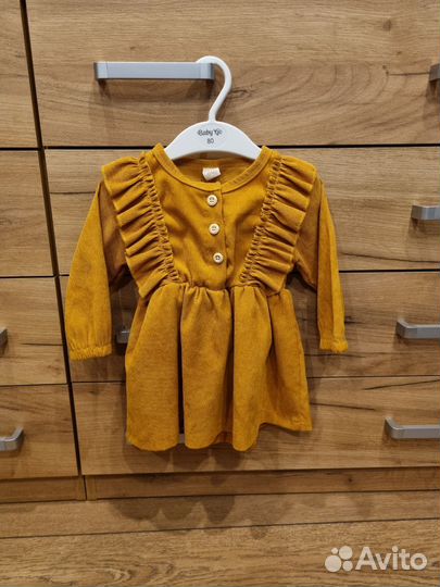 Платье для девочки 74 80