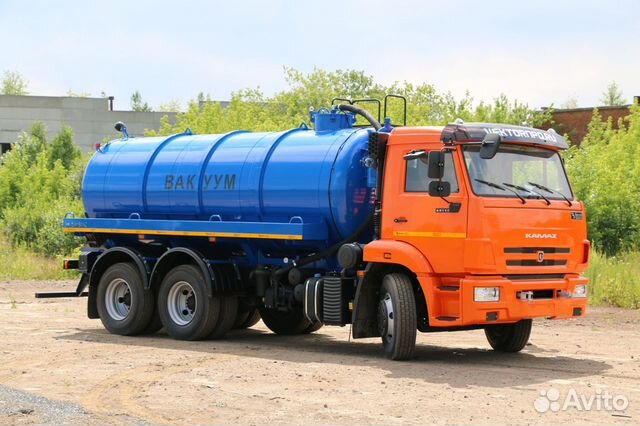 Вакуумная машина мв-12 на шасси камаз-65115