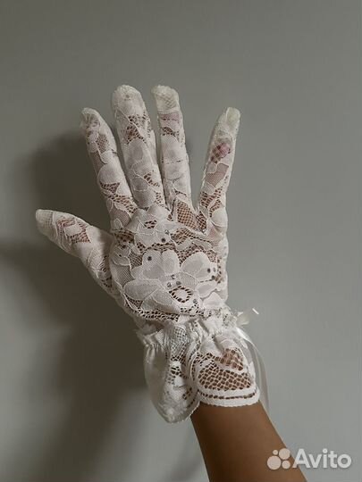 Перчатки женские кружевные