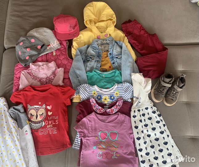 Вещи пакетом для девочки 98-104