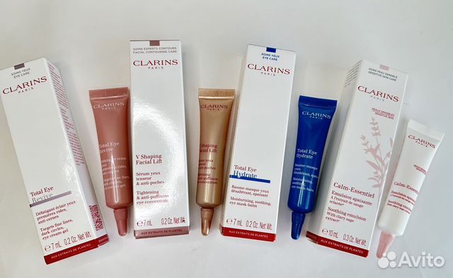 Clarins крем, сыворотка для кожи вокруг глаз