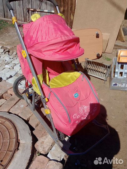 Детские санки коляска ника