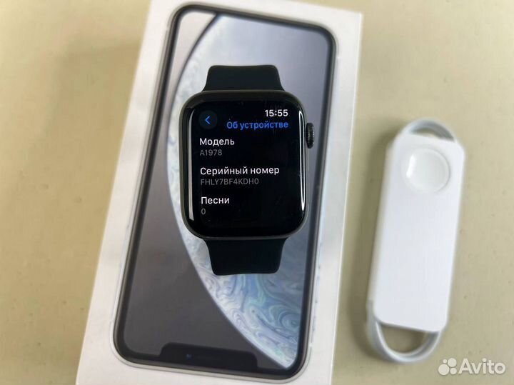 Часы apple watch 4 44 mm акб 91