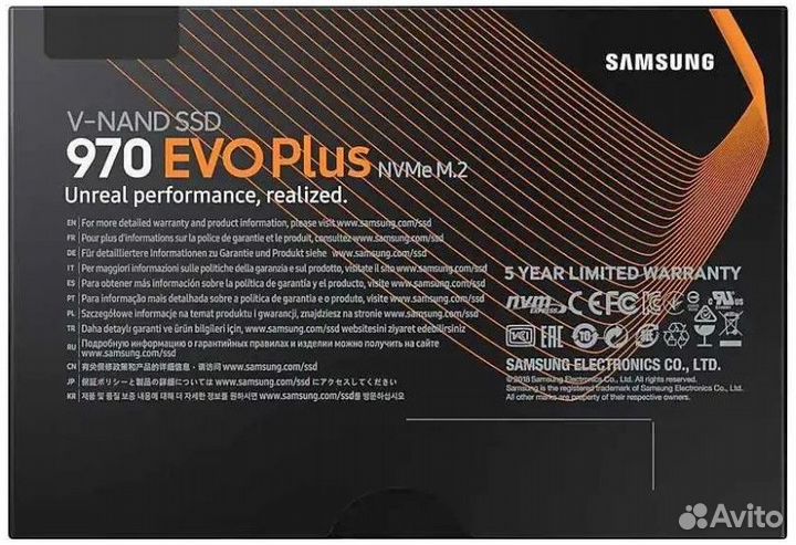 Samsung 970 EVO Plus 1тб оригинал