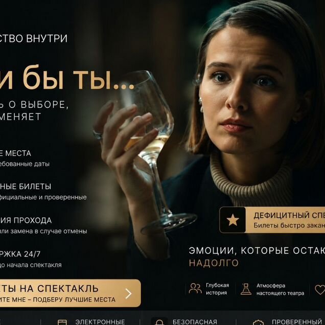 Билеты на спектакль Если бы ты
