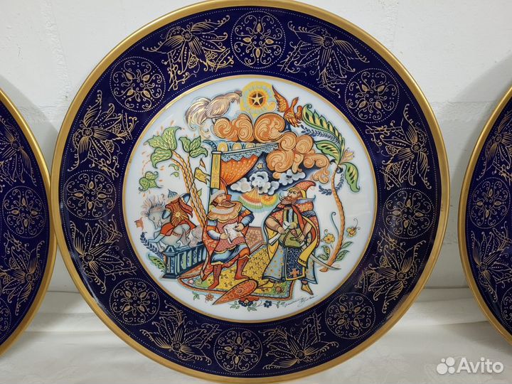 Настенные тарелки коллекционные 6 шт