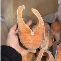 Семга стейки свежие 5кг коробка