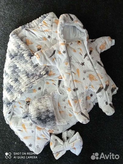 Конверт на выписку зимний