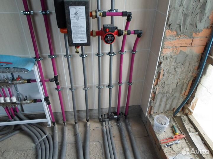 Водоснабжение и отопление в частные дома под ключ