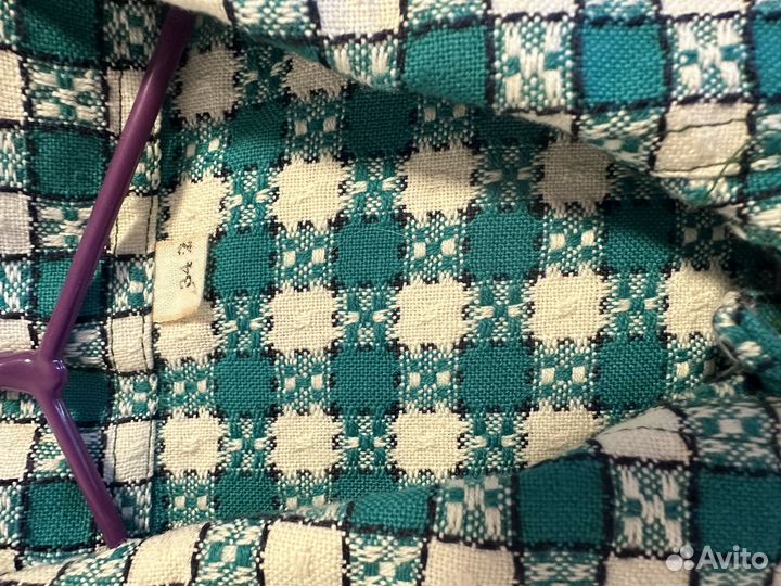 Рубашка в клетку детская (хлопок)