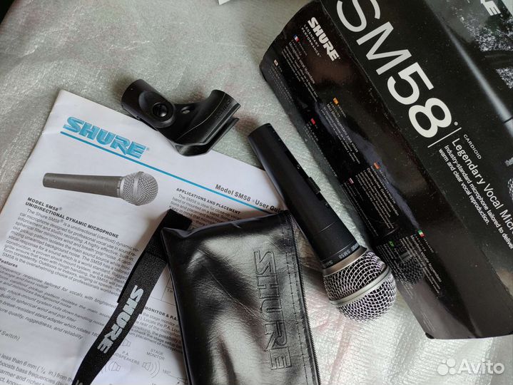 Микрофоны Shure SM 58 и Beta 58A