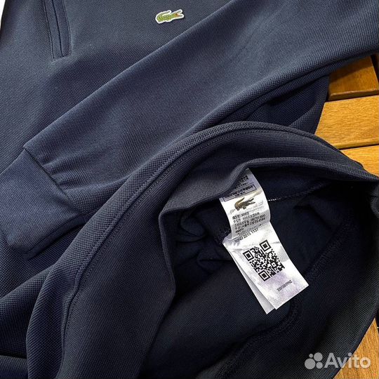 Свитшот Lacoste мужской полузамок old money