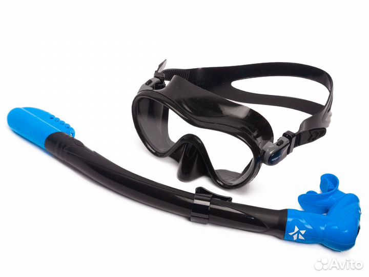 Комплект Сарган Агидель black type (маска+трубка)