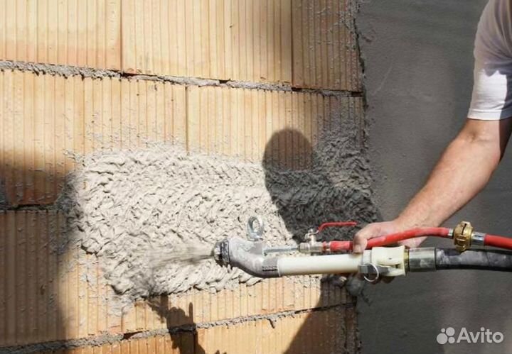Механизированная штукатурка стен без посредников