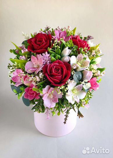 Мыло. Букет ручной работы